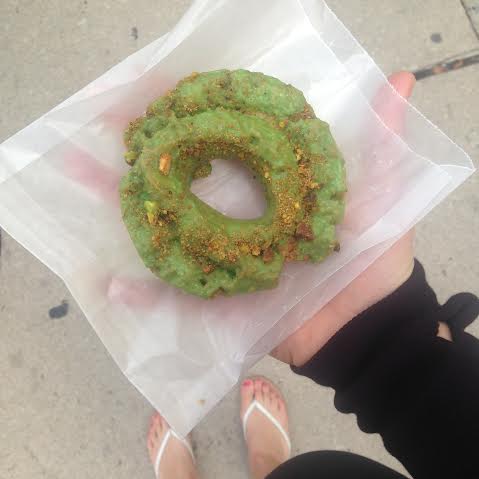 When you pass a donut truck you do NOT keep walking